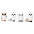 thumbnail image 2 of Keychain Plush Simulation Owl Decorations Artificial Owl Pendant Christmas Backpack Keychain Pendant White, 2 of 8