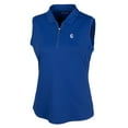 thumbnail image 2 of Women's Cutter & Buck Royal Fresno State Bulldogs Forge Stretch Sleeveless Polo, 2 of 3