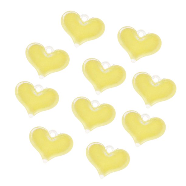 Colgantes de Peach Heart Signo DIY Decoración de La Boda Fiesta para Mujeres Niñas Manualidades Amarillo Baoblaze colgante de la joyería de la pulsera