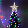 thumbnail image 3 of LED Light Up Christmas Tree Topper Star  Tree Ornaments Party Home Decorations US Standard Plug, 3 of 8