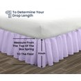 thumbnail image 5 of SGI Bedding 9 Inch Ruffled Bed Skirt | Microfiber Bed Skirt | Fade Resistant, Wrinkle Free, Anti-static, Decorative, Extra Storage Space, Clutter-Free |Olympic Queen, Lilac, 5 of 8