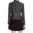 thumbnail image 2 of Nine West NEW Black Womens Size 12 Tweed Open-Front Shimmer Jacket, 2 of 3