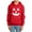 Red, variant on Boys Halloween Hoodie Pullover Sweatshirt With Print Soft Blend Comfortable Casual Fall Winter Outfit