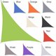 thumbnail image 4 of x 4 x 5 m Waterproof Triangle Shade Sail with 3 Ropes, Durable Heavy Duty Fabric for Garden, Outdoor, 4 of 5