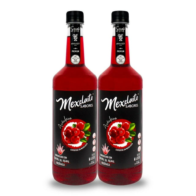 Mexclaito® Premium Jarabe/Syrop sabor Arándano 1 Litro 2 PACK Mexclaito® Premium