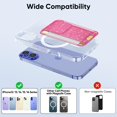 thumbnail image 4 of Cartera FINPAC MagSafe para iPhone 12-17, RFID, 6 Tarjetas, Roja, 4 of 8