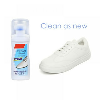 Alloda Shoe Cleaner + White Shoe Polish No Washing Shoe Cleaning Kit White Shoe Cleaner, Large