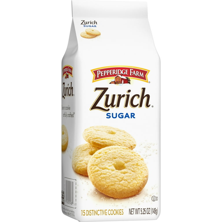 Pepperidge Farm Fresh Baked Zurich Sugar Cookies, 5.25 oz Bag