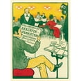 thumbnail image 2 of Unknown 19x24 Black Modern Framed Museum Art Print Titled - Man Relaxing and Reading the Paper, 2 of 4