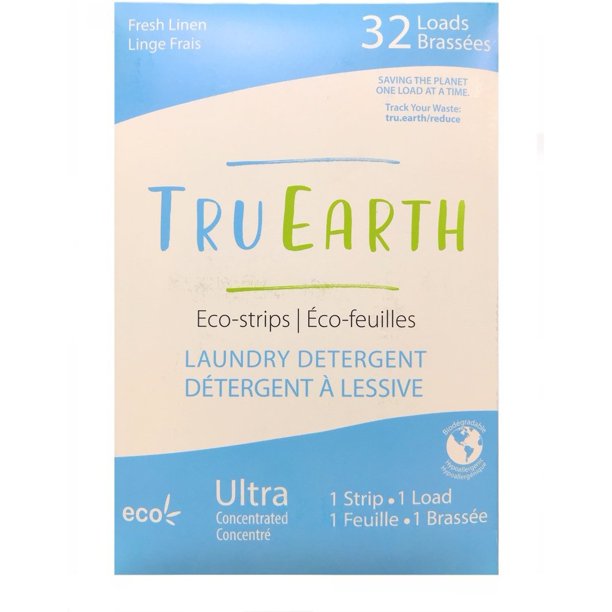 Tru Earth EcoStrips Laundry Detergent Strips Fresh Linen