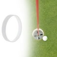 thumbnail image 1 of Copas de golf para putting green, blancas, fáciles de instalar, suministros portátiles de entrenamiento, accesorios para oficina, patio, campo de golf, 1 of 8