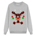 thumbnail image 4 of GJSYRH Matching Christmas Sweatshirts for Family Holiday Xmas Pullover Tops Couples Womens Mens Kids Boys Girls Shirts, 4 of 7