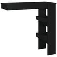 thumbnail image 2 of vidaXL Wall Bar Table Kitchen Bar Dining Table Computer Desk Engineered Wood, 2 of 28