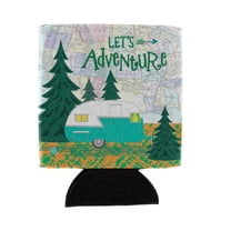 Carolines Treasures VHA3003CC Lets Adventure Glamping Trailer Can or Bottle Hugger