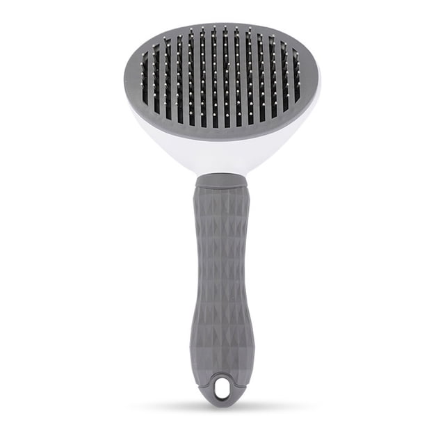 Herramientas de limpieza de una tecla con mango de eliminación de peine para quitar la capa interior, accesorios de cuentas redondas para recorte de agujas de acero para mascotas, gris Advancent PT000643-03