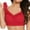 Red, variant on Lixiuxyad Bra plus Size Women Women's Large Strapless Lace Tank Top Underwear Thin Side Fold Side Gather Adjustable Bra