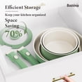 thumbnail image 3 of Set de utensilios de cocina Bazova Ceramic Antiadherente, 17 piezas, color verde, 3 of 7