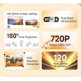thumbnail image 2 of Proyector Ultra HD HY300 compatible con Android 11.0 US Plug, 2 of 3