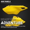 thumbnail image 4 of Polisport Motocross (MX) Restyling Side Panels for Suzuki DR-Z400 (2000-24) Dirt Bike – OEM Quality, Durable, Flexible & Perfect Fit – Yellow, 4 of 8