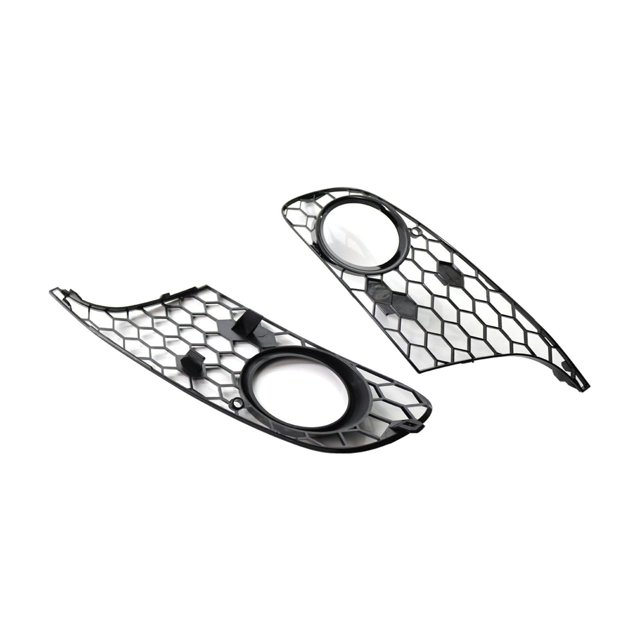 2x Parrilla de luz antiniebla para parachoques inferior para Golf 6 09-13, accesorios profesionales Macarena Rejilla de luz antiniebla