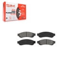 thumbnail image 1 of SIM Rear Semi-Metallic Disc Brake Pads SIM-1334 for Car Ford F-350 Super Duty F-250 F-450, 1 of 8