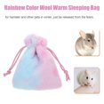 thumbnail image 4 of PENIKOKO Small Pet Bed Hamster Hideout Coral Velvet Sleeping Bag Soft Cozy Nest for Hamsters Squirrels Easy to Clean 1 Pack, 4 of 8