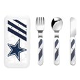 thumbnail image 4 of Juego de cuchillo tenedor y cuchara para niños del equipo DC_Cowboys Adecuado para diversas ocasiones, como Navidad, Halloween, reuniones familiares, comidas de jardín de infantes, picnics al aire, 4 of 6