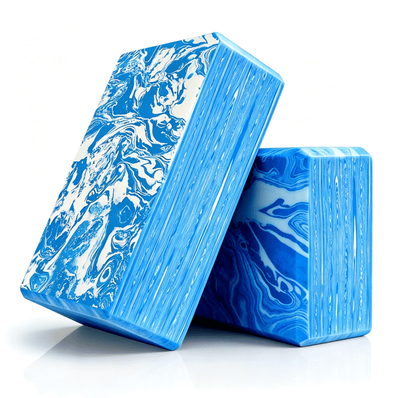 BESTSKY 2-Pack Yoga Blocks, High-Density 9"X6"X3" Yoga Brick Foam Blocks Non-Slip Foam Block Yoga Props Accessories for Yoga Pilates Stretching and Meditation
