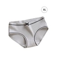 thumbnail image 2 of Qarigey Ropa interior elástica para mujer, calzoncillos de algodón para niña, bragas transpirables que absorben la humedad, ropa interior diaria Ropa interior gris claro SG Qarigey AP000432-17, 2 of 6
