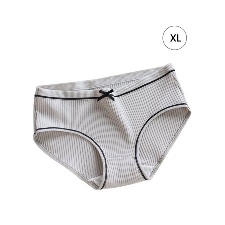 

DTOWER Women Elastic Sexy Underwear Girl Cotton Briefs Breathable Moisture Wicking Panty Underwear