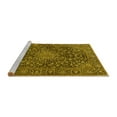 thumbnail image 2 of Ahgly Company Machine Washable Indoor Rectangle Persian Yellow Traditional Area Rugs, 7' x 10', 2 of 4