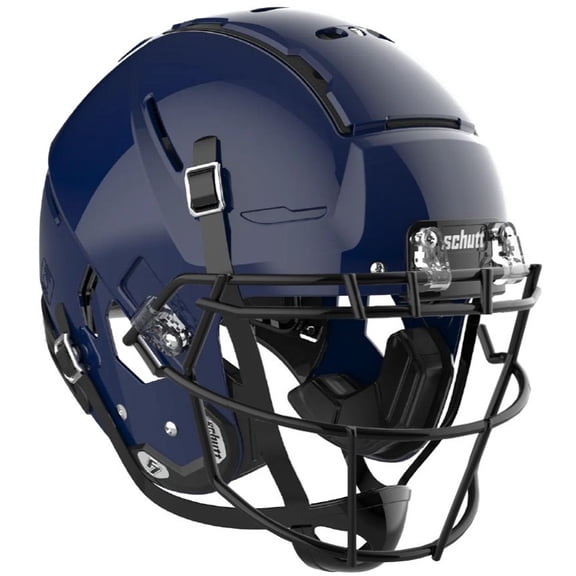 Schutt F7 LX1 Youth Football Helmet (M, Navy)