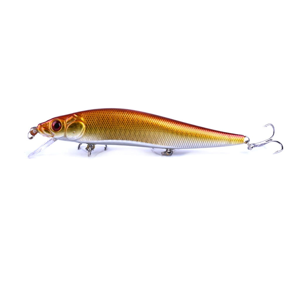 HENGJIA Fishing Deep Diving Fishing Lures Swimbait Sinking Minnow Lure Freshwater Jerkbait Lure 10Pcs/kit