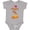 AC-Heather Grey, variant on I Love Snakes Boys or Girls Baby Bodysuit