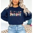 thumbnail image 5 of Moonlight Apparel Cute Christmas Cartoon Dog T-Shirt for Women & Kids Holiday Graphic Tee Santa Hat Family Shirt Festive Matching Outfit Top Winter Gift Clothing Short Sleeve Casual Unisex Tee, 5 of 7