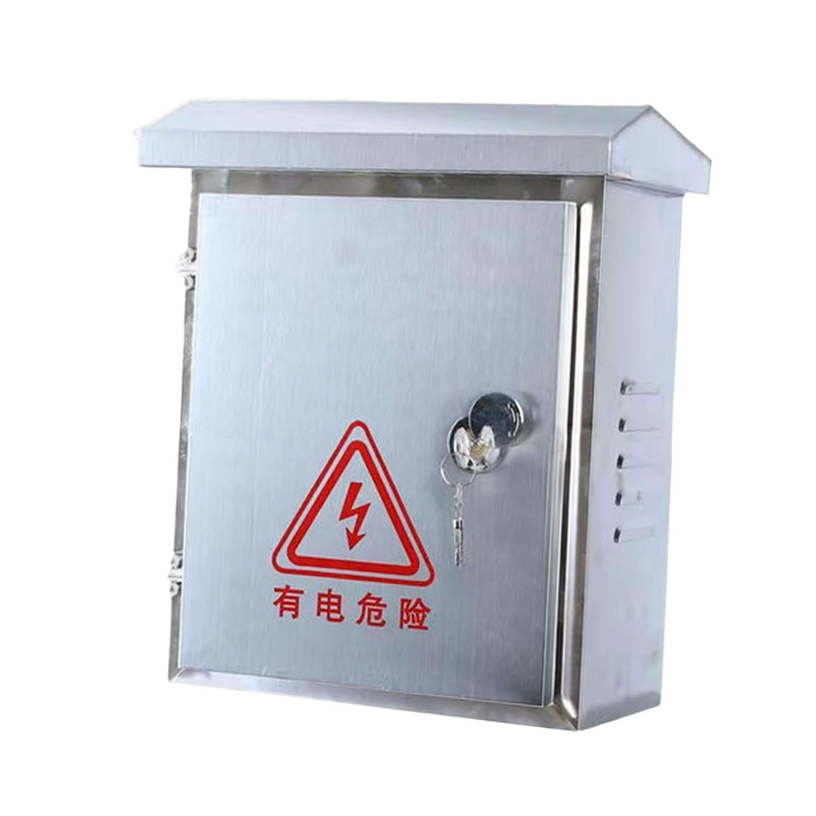 lacooooppia Outdoor Electrical Box Practical Versatile Dustproof Waterproof Junction Box Round Lock