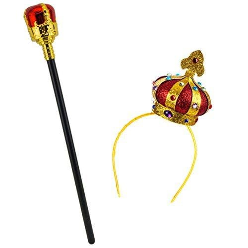 Tigerdoe King Crown And Scepter 2 Piece Set Mini Hat Headbands Scepter Queen Crown And Scepter Walmart Com Walmart Com Tigerdoe King Crown And Scepter 2 Piece Set Mini Hat Headbands Scepter Queen Crown And Scepter Walmart Com Walmart Com