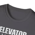 thumbnail image 4 of Elevator Mechanic USA Flag Elevator Technician Repairman Softstyle T-Shirt, 4 of 6