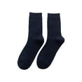 thumbnail image 2 of DQRPSEETB 10 Pairs Print Socks for Women Men Series Colorful Pattern Novelty Cute Unisex Socks Socks Women,Black Ankle Socks Navy, 2 of 4