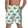 thumbnail image 2 of Lsque Mens Swim Trunks Sea Turtle Pattern - Bathing Suit Compression Liner - Beach Swim Shorts Swimwear - (S-3XL) - Stretch Quick Dry -3X-Large, 2 of 9
