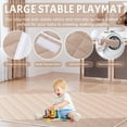 thumbnail image 3 of Parque infantil Omzer con alfombrilla de 71 x 59 pulgadas corral extragrande para bebés y niños pequeños, 3 of 5