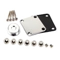 thumbnail image 5 of Colcolo Guitar Neck Plate Set Electric Guitar Hardware Set for Electric Guitars Bass Argent, 5 of 8