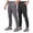 Black+Grey, variant on 2-Pack Men's Cargo Pants, Tapered Hiking Joggers, 4-Way Stretch Water Resistant Quick Dry Breathable Lightweight