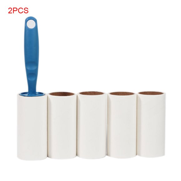 Xingzhi 2 Pieces Super Sticky Clothes Lint Rolling Remover Sofa Curtain Fabric Pet Hair Dust Fuzz Removal Roller