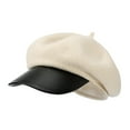 thumbnail image 7 of Fgnfyis French Wool Beret Hat Elegant Style For Women Adults Party Wear White One Size, 7 of 7