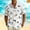 White, variant on COSFO Beach Mens Button Up Shirts Short Sleeve Funny Summer Shirt Collared with Pocket Relaxed Fit Vacation Tops