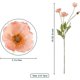 thumbnail image 3 of Artificial Flowers Silk Poppy Flowers for Home Decor Bouquet Wedding Party Faux Flower Pack of 5, 3 of 4