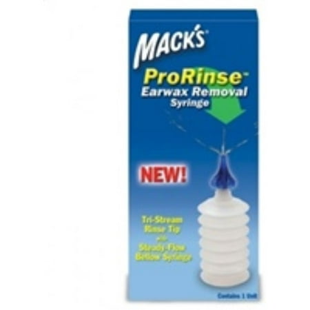 Mack's ProRinse Earwax Removal Syringe 1 kit (Pack of 3)