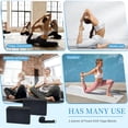 thumbnail image 3 of WLGJL 2 Pcs Yoga Block with yoga ropes - Supportive Latex-Free Eva Foam - Soft Non-Slip Surface, Pilates, Meditation - Yoga Accessories for Stability, Balance, Deepen Stretches (Black), 3 of 5