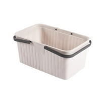 EUDIDV Foldable Laundry Hamper Bath Basket Portable Toiletry Basket Bathroom Plastic Toiletry Storage Basket Draining Bath Basket Bath Storage Basket Large Capacity